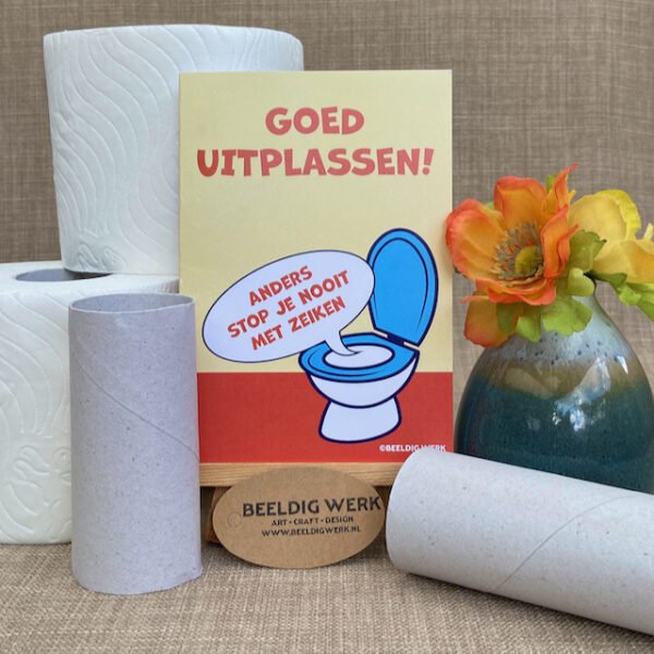 Goed uitplassen!
