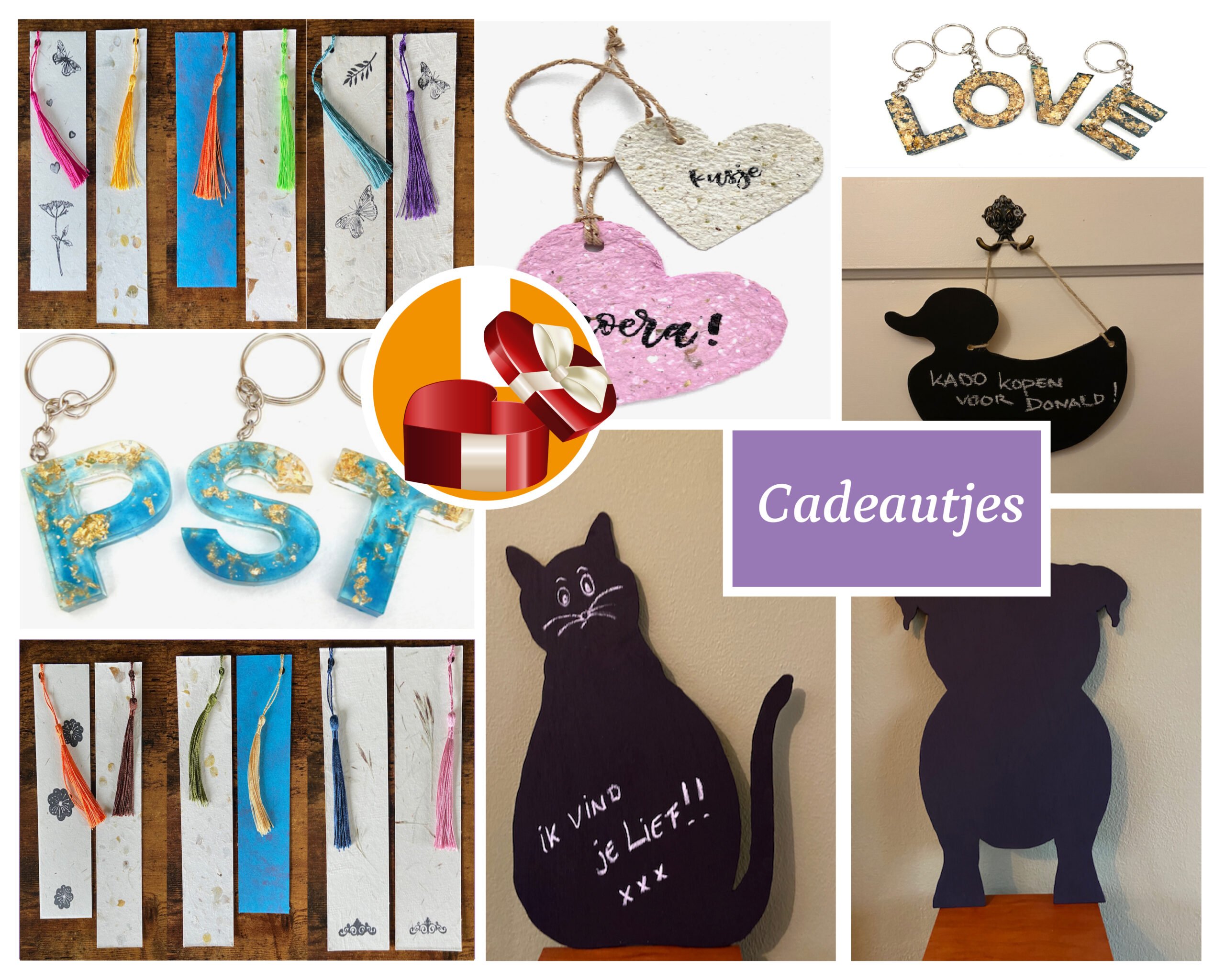 Een compilatie van de cadeautjes van Beeldig werk.